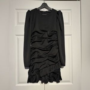 Zara ruched mini dress